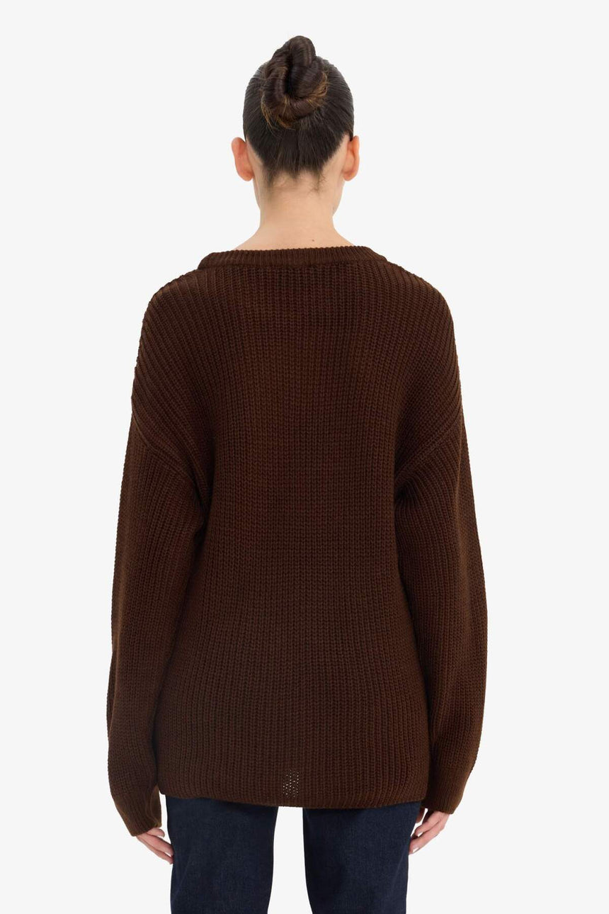 Defacto Kadın Pullover H6905Az - Kahverengi