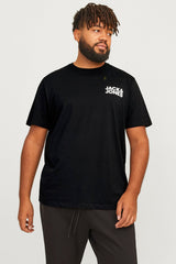 jack&jones jjecorp logo tee ss o-neck noss tshırt 12151955 - Siyah