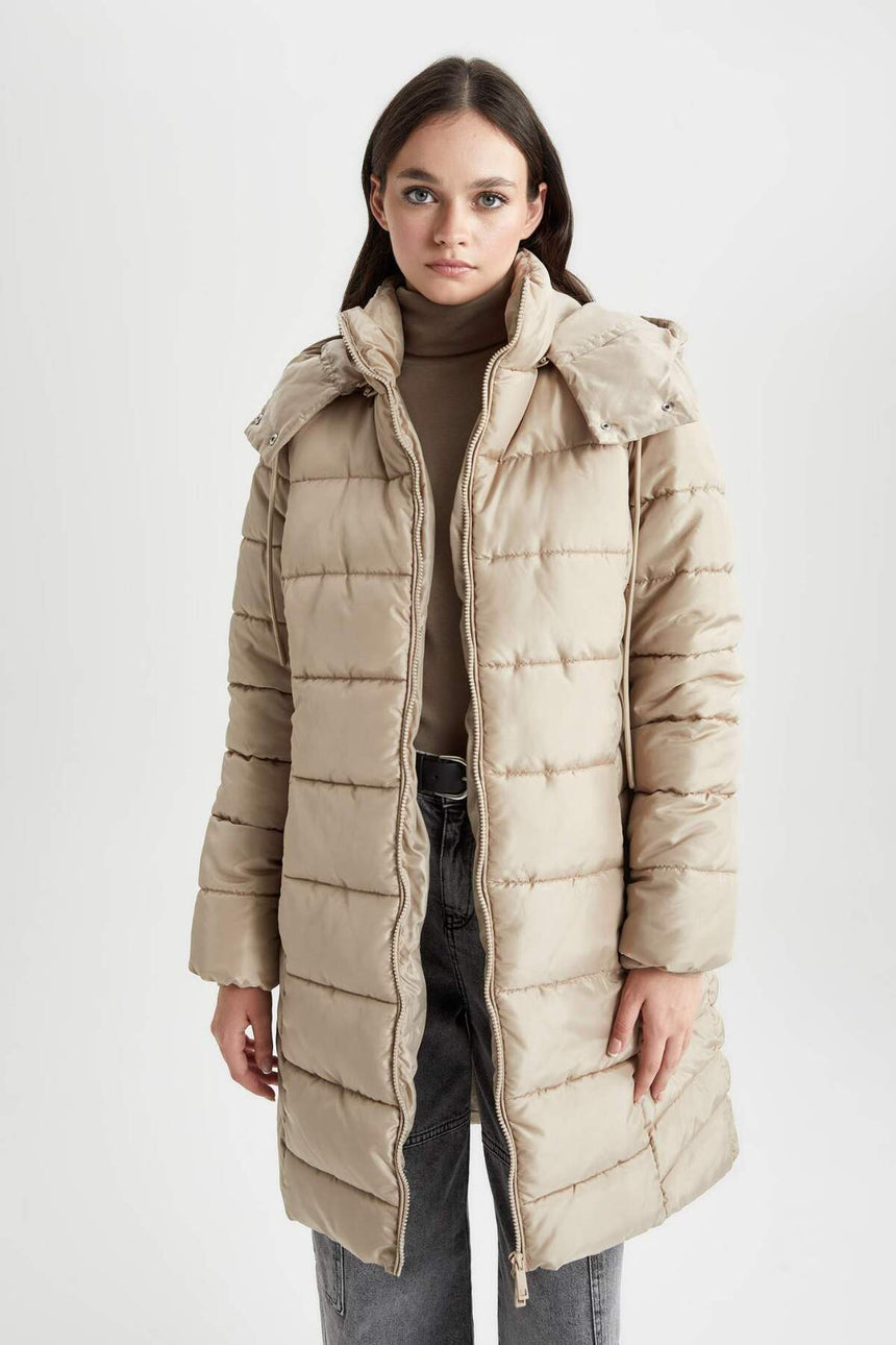 Defacto Kadın Coat/Parka A1315AX - Açık Kahve
