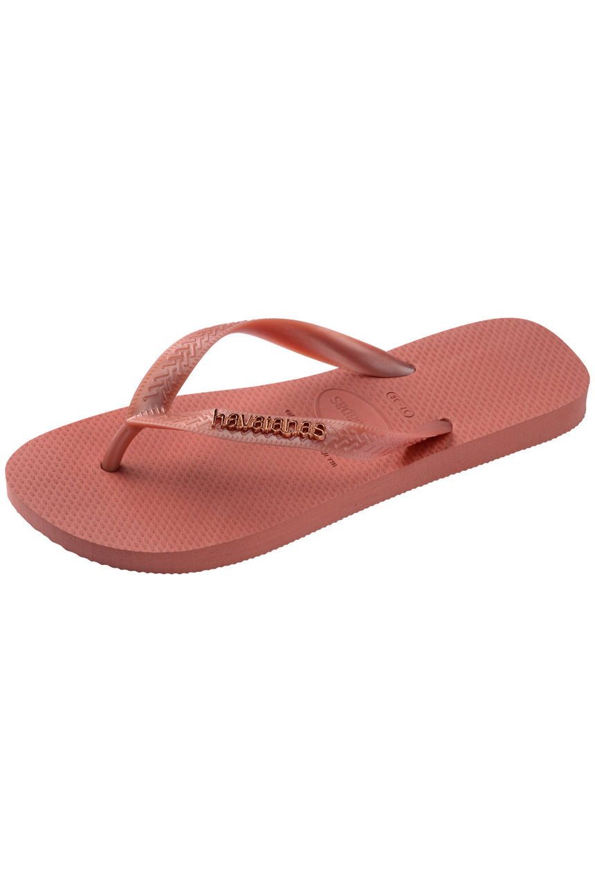 HAVAİANAS TOP LOGO METALLIC 4127244 - ALTIN