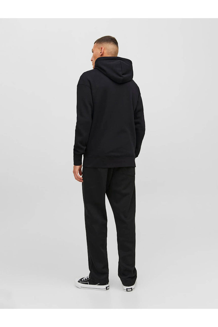 jack&jones jorvesterbro sweat zip hood 12241691 - Siyah