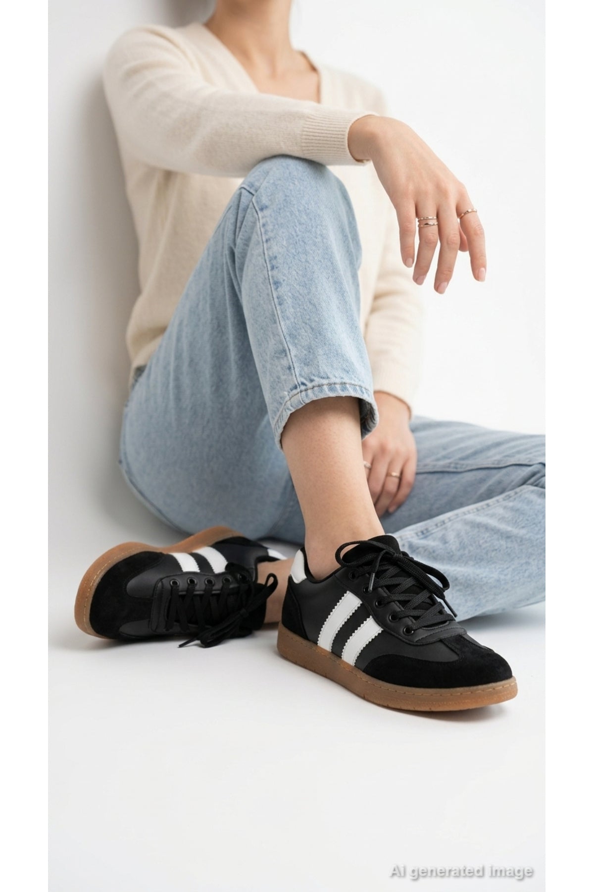 Eysha Sylqra Siyah Süet Kadın Sneaker