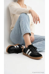 Eysha Sylqra Siyah Süet Kadın Sneaker