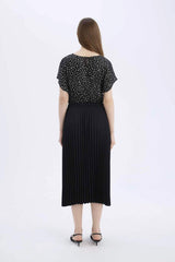 Defacto Kadın Woven Skirt B9014Ax - Siyah
