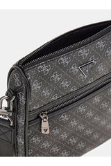 GUESS ERKEK MILANO CROSSBODY 2 HMMILOP5417 - Koyu Kahverengi