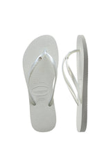 Havaianas Slim Crystal SW II 4145651 Kadın Terlik - Beyaz