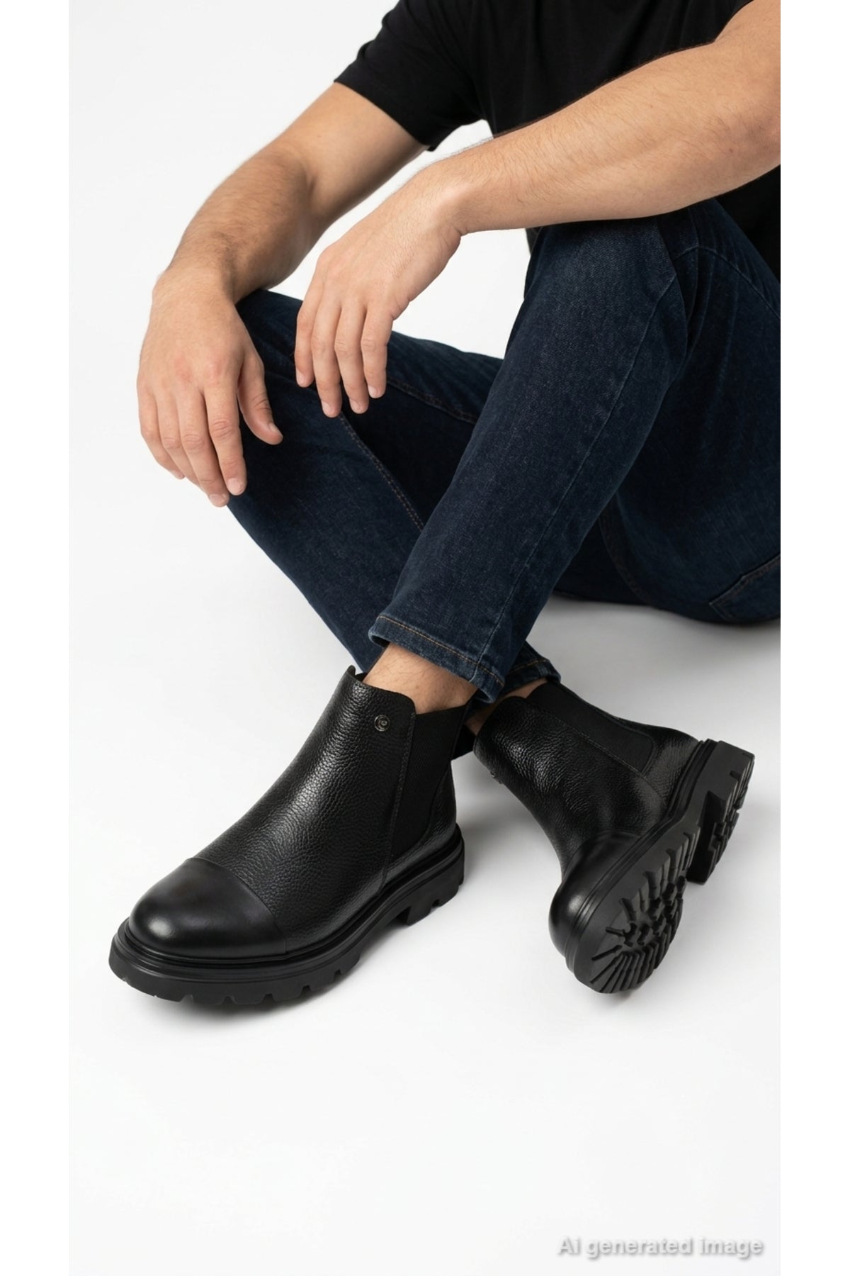 Pierre Cardin Erkek Bot 70-208 - Siyah
