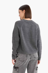 Defacto Kadın Pullover L2567Az - Antrasit