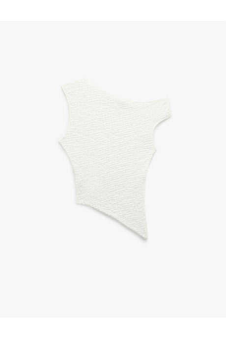 KOTON KADIN TANKTOPS 5SAL30190IK - Ekru