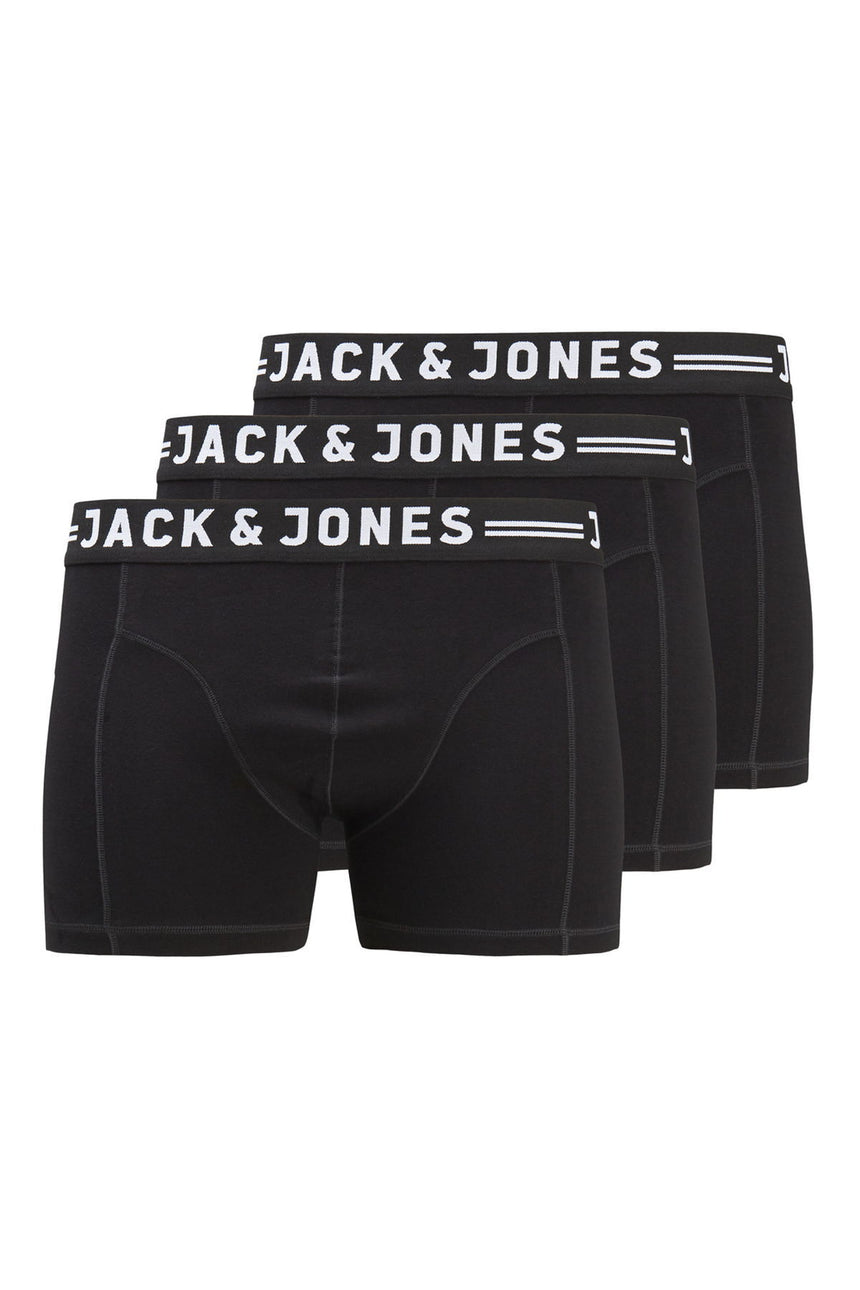 JACK&JONES JACHUEY TRUNKS 5 PACK NOOS PLS 12147591 - Siyah