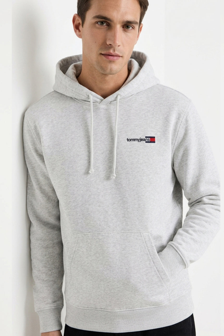 Tommy Hilfiger Erkek TJM REG ENTRY DNA HOODIE EXT DM0DM23393 - Gri
