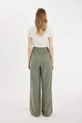 Defacto Kadın Woven Bottom C4545Ax - Koyu Yeşil