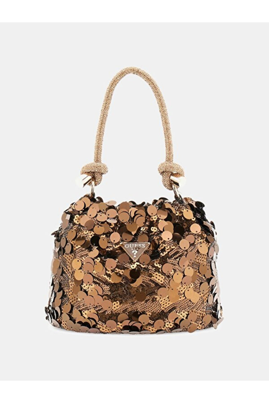 GUESS KADIN HOLIDAY SHINE TOP HA HWEG9538750 - Mavi