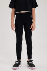 Defacto Çocuk Leggings A6907A8 - Siyah