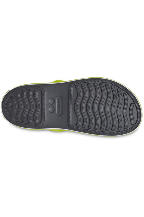 Crocs Kids Crocband Cruiser Sandal K 209423 - Koyu Gri/ Yeşil/ Sarı