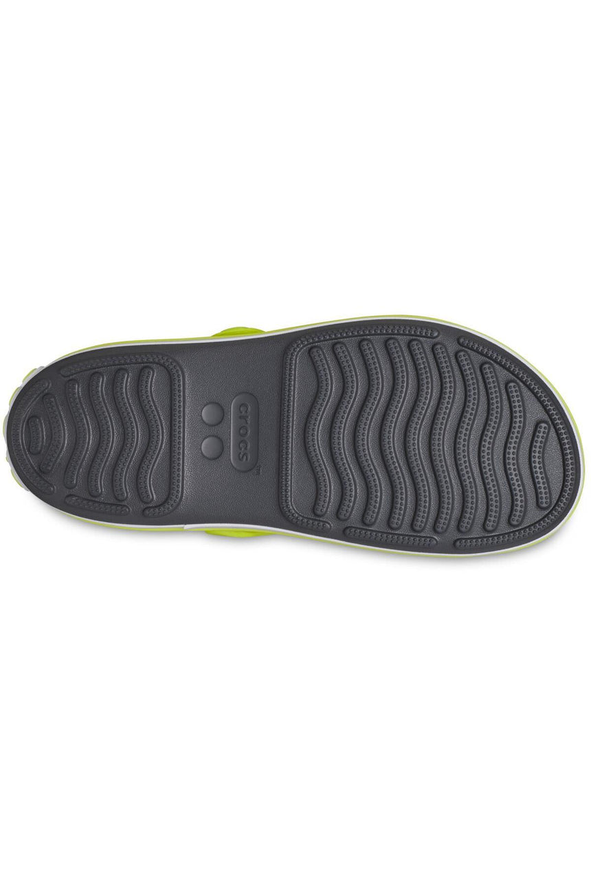 Crocs Kids Crocband Cruiser Sandal K 209423 - Koyu Gri/ Yeşil/ Sarı