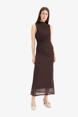 Defacto Kadın Short Sleeve Knitted Dress C3519Ax - Kahverengi