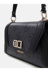 Guess Karnilla Logo Kadın El Çantası HWOS9901190 - Ekru / Krem