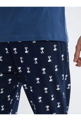 LC Waikiki Erkek Pijama Takımı S69560B8 - Koyu Lacivert