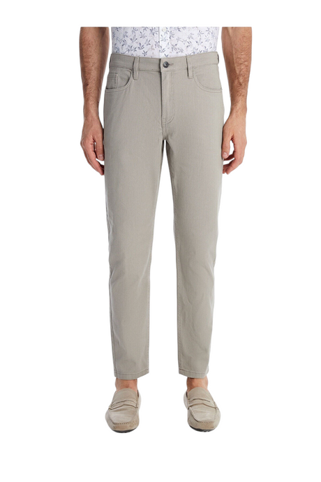 Sporline LC Waikiki açık kahve renkli, pamuklu, slim fit erkek pantolon