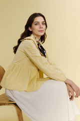 Defacto Kadın Long Sleeve Tunic H0279AX - Açık Sarı