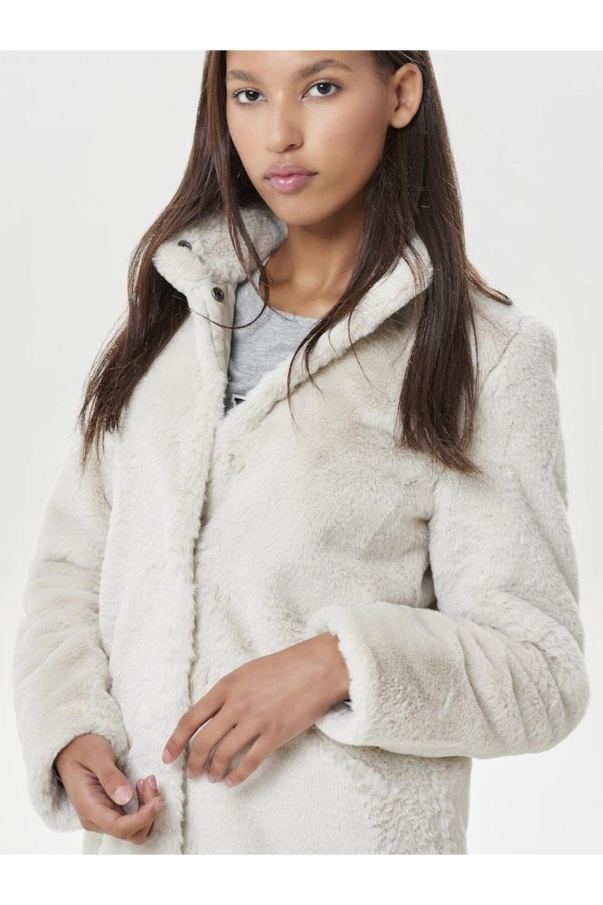 only kadın coat 15164600 - Açık Gri