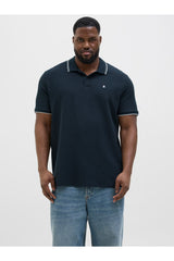 JACK&JONES JJEAUSTIN POLO SS NOOS PLS 12274980 - Koyu Mavi