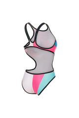 ARENA W ARENA ONE PLACEMENT SWIMSUIT TECH BACK 010671505 - Siyah