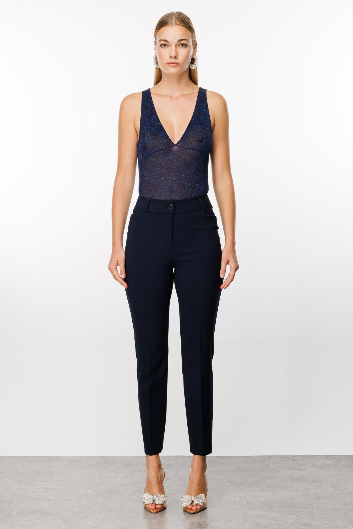 Moda İlgi Kadın Pantolon ILG241PNT04517 - Lacivert