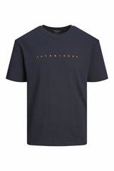 JACK&JONES JJESTAR JJ TEE SS NOOS PLS 12243625 - Koyu Lacivert