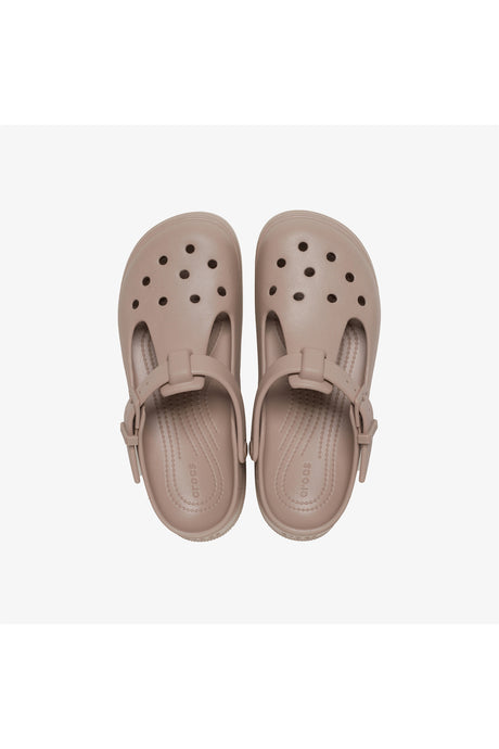 Crocs Unisex Classic Mary Jane Clog Cr3008 - Gri/ Kahverengi