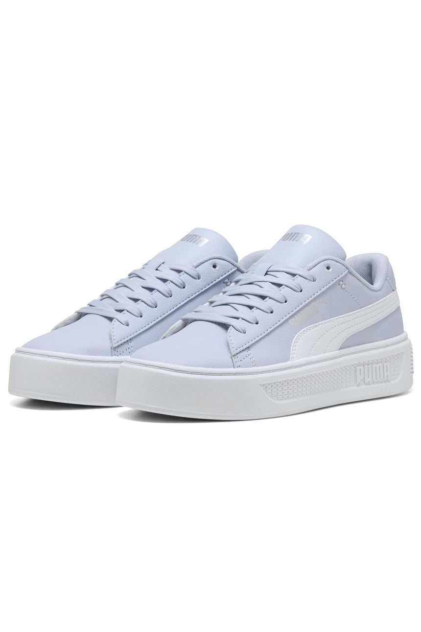 Puma Smash Platform v3 39075820 - Mavi/ Beyaz/ Gümüş