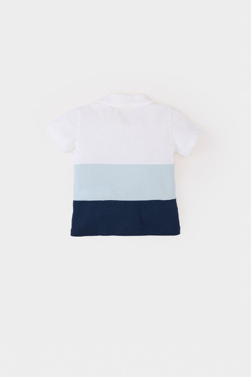 Defacto Çocuk Short Sleeve Polo T-Shirt B9247A5 - Beyaz