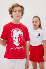 Defacto Çocuk Short Sleeve T-Shirt B6938A8 - Beyaz