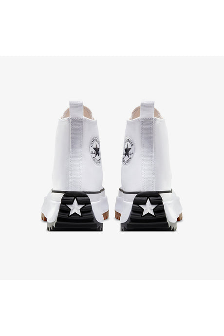 Converse Run Star Hike Canvas Platform 166799C.102 - Beyaz/ Siyah/ Kahverengi  Kauçuk