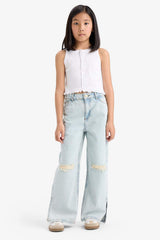 Defacto Çocuk Denim Z4708A6 - Açık Mavi