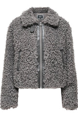Only Tida Kadın Peluş Ceket 15373878 - Gri