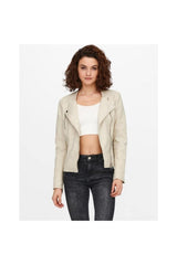 only kadın onlava faux leather biker otw noos 15102997 - Gümüş