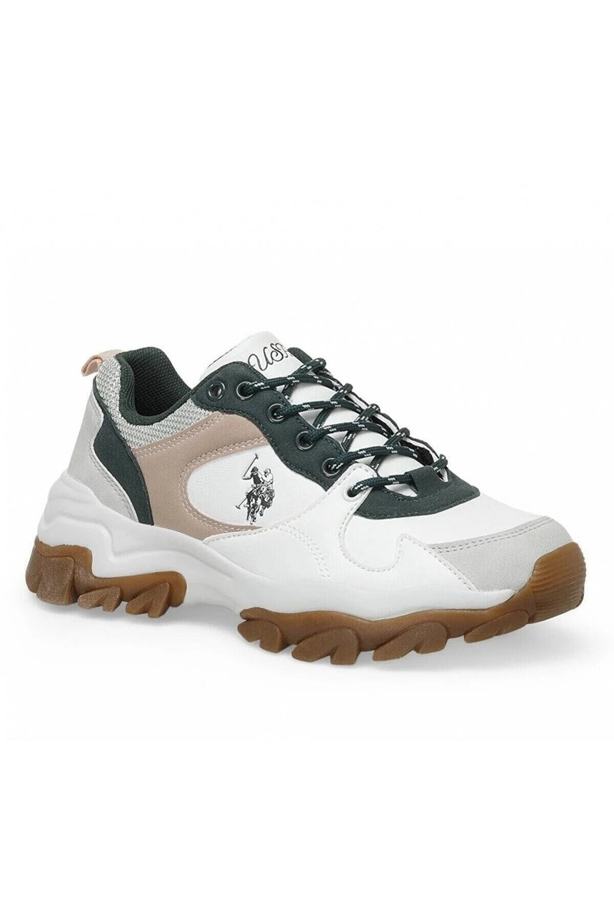 U.S. POLO ASSN. 5P TRACKY 5FX ATHLETIC - Beyaz/Yeşil