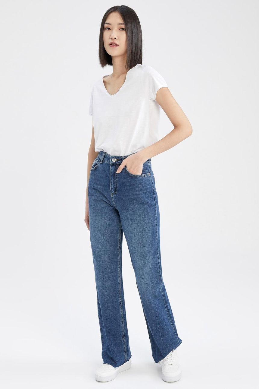Defacto Kadın Knitted K1507AZ - Beyaz
