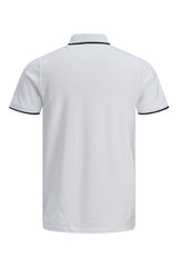 Jack & Jones 12143859 Erkek Polo Yaka T-Shirt - Beyaz
