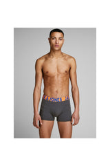 JACK&JONES JACCRAZY SOLID TRUNKS 3 PACK NOOS 12151349 - Siyah
