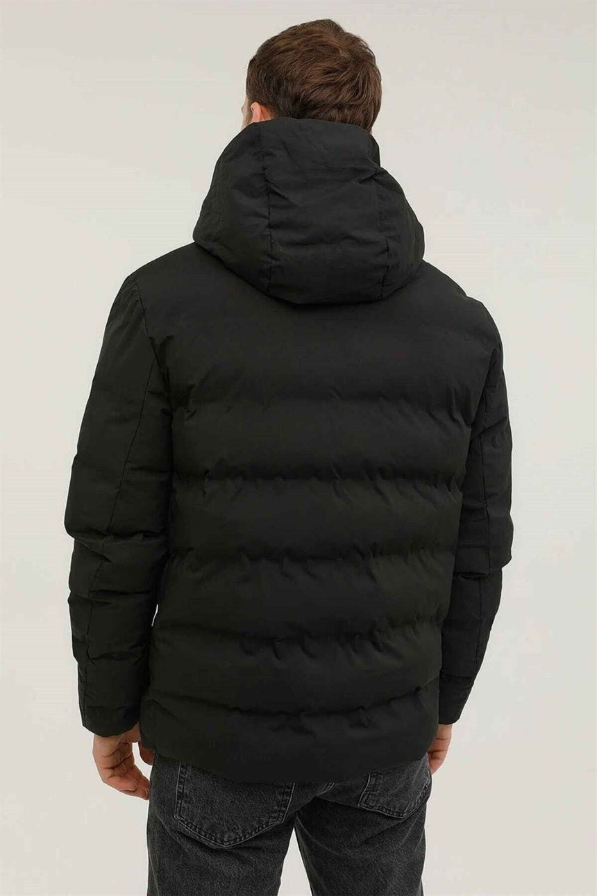 LUMBERJACK ERKEK M-SN22 NOLAN COAT 2PR - Siyah