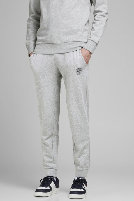 JACK&JONES JPSTGORDON SHARK SWEAT PANTS NOOS 12165322 - Açık Gri