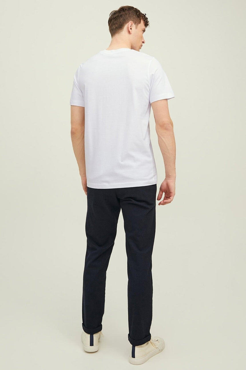 JACK&JONES JPRBLUARCHIE SS TEE CREW NECK NOOS 12217167 - Beyaz