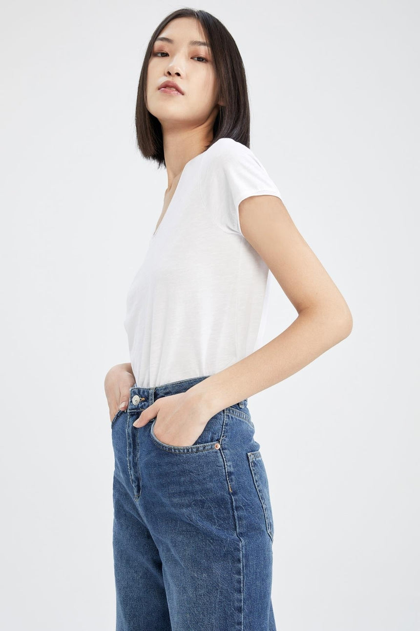 Defacto Kadın Knitted K1507AZ - Beyaz