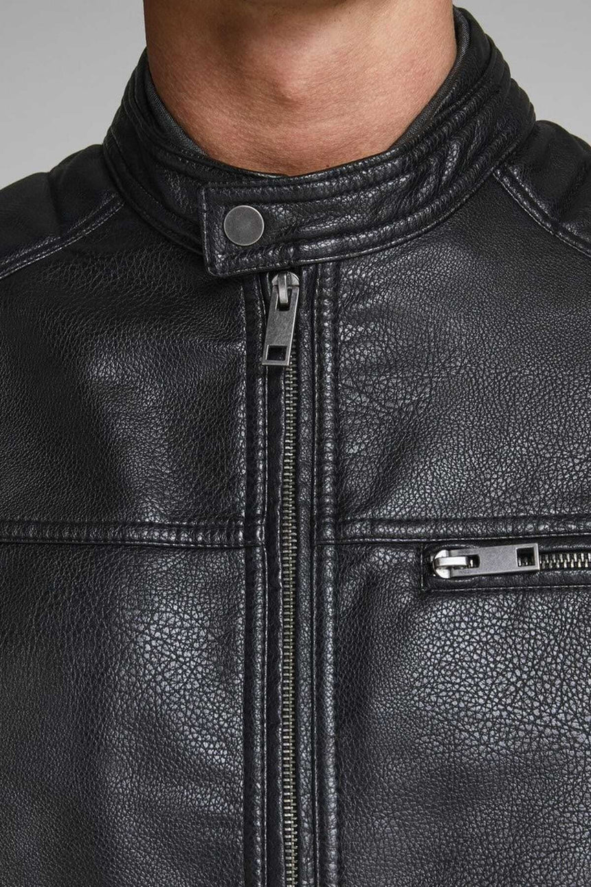 JACK&JONES PLUS JJEROCKY JACKET NOOS PLS 12172908 - Siyah