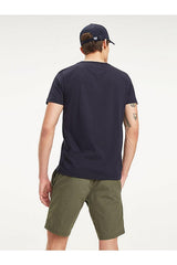 Tommy Hilfiger ERKEK CORE TOMMY LOGO TEE MW0MW11465 - Mavi