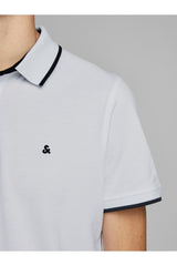 Jack & Jones 12143859 Erkek Polo Yaka T-Shirt - Beyaz