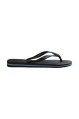 Havaianas Logo Filette 4108555 Erkek Terlik - Siyah Mavi
